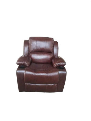 Space Saving Theater Sectional Sofa Memory Foam Double Cup Holders