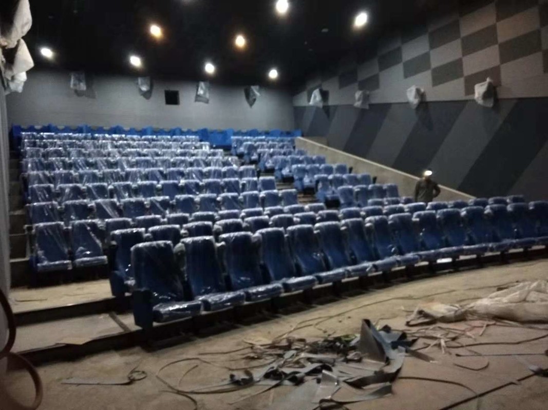 मीडिया रूम कमर्शियल थिएटर सीटिंग कस्टमाइज्ड कलर फोल्डेड डिज़ाइन