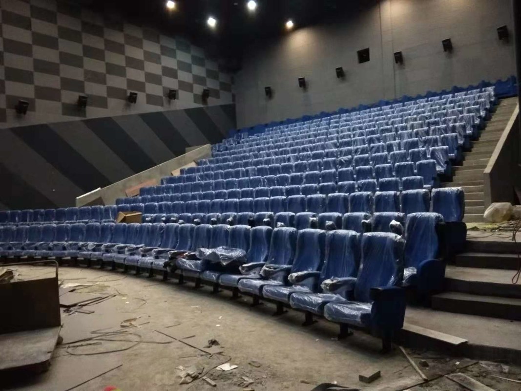 मीडिया रूम कमर्शियल थिएटर सीटिंग कस्टमाइज्ड कलर फोल्डेड डिज़ाइन