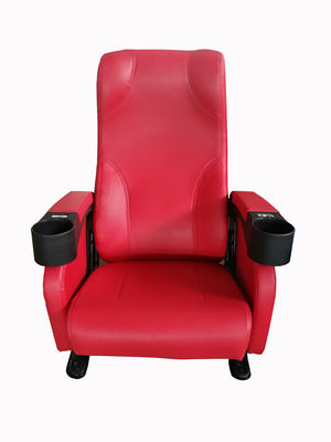 Modern Commercial Theater Seating Integral Cupholder Armrest Smooth Operation