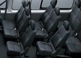 Polyurethane Foam Backrest Recliner Hiace Bus Seats Slidable